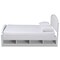 Baxton Studio Elise Transitional White Finished Wood Full Size Storage Platform Bed 168-10827 - alternate 5